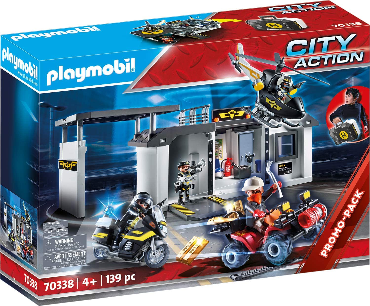 Playmobil Centrale Portatile dell unit Speciale di Polizia