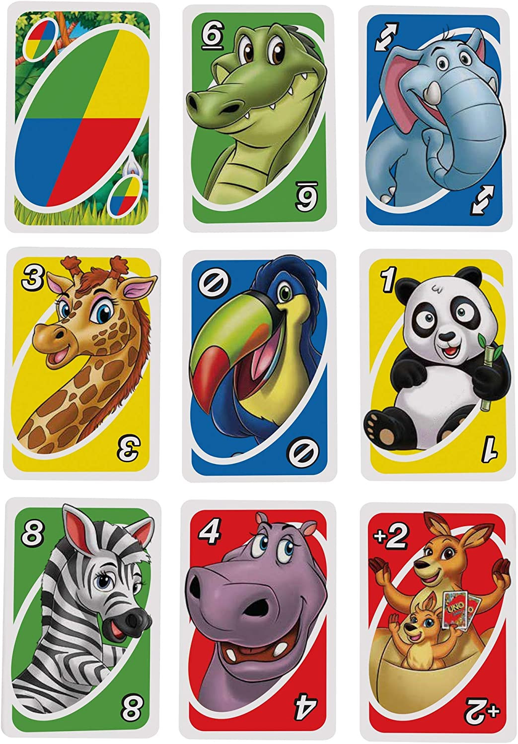 UNO Junior, Gioco di Carte con 45 Carte, Giocattolo per Bambini 3+