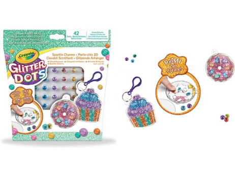 Crayola Glitter Dots-Portachiavi Dolcetti