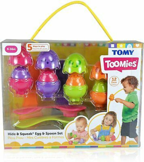 21887940 TOOMIES HIDE&SQUEAK EGG STACK 