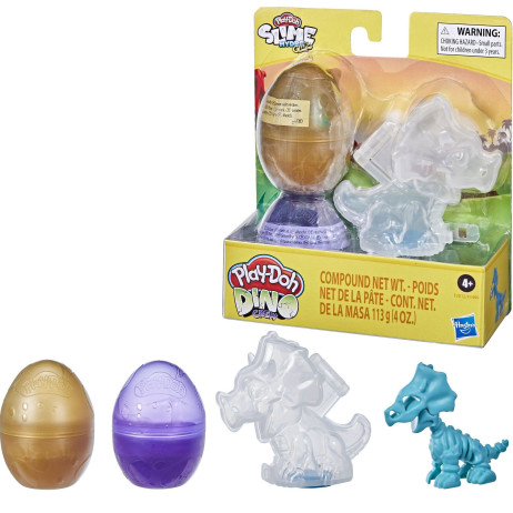 F14995R41  PD DINO BONES EGGS gold/purple