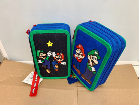 212060 astuccio 3 comparti Super Mario