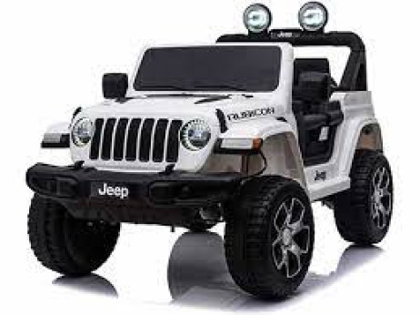 JEEP WRANGLER RUBICON 12 V BIANCO 2 POSTI