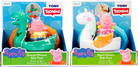 21887947 TOOMIES PEPPA BATH FLOATS AST