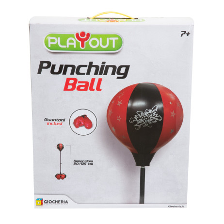 GGI190180 PUNCHING BALL CON GUANTONI