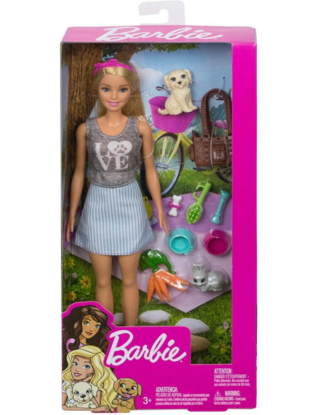 BARBIE DOLL CON CAGNOLINO