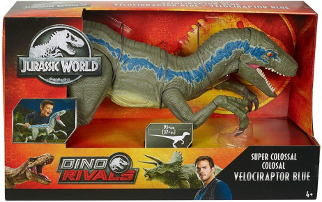 Jurassik World Super colossal VELOCIRAPTORS BLUE