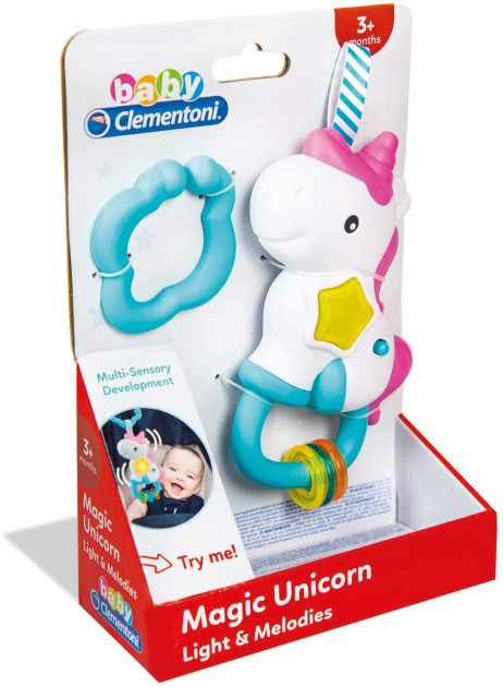 Baby Clementoni - 17333 - Sonaglino Unicorno Interattivo 