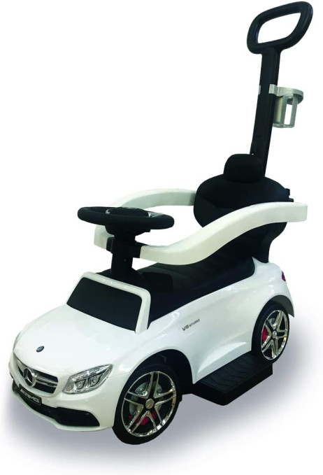 Mercedes Push Car Bianca 4 in 1