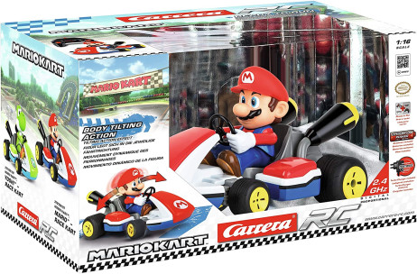 Carrera Auto 1:16 JMARIO Kart Mario Race Kart con RADIOCOMANDO