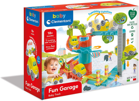 Clementoni - Fun Garage Baby Track -17404
