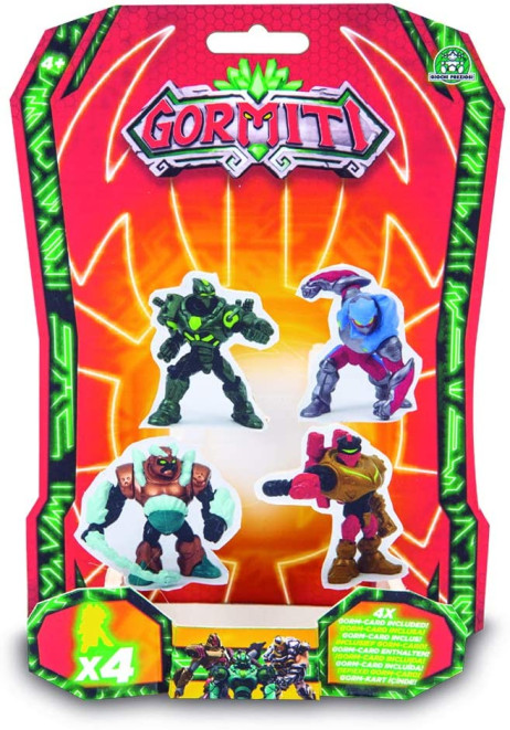 Gormiti - Serie 2 Pack di 4 statuette da 5 cm