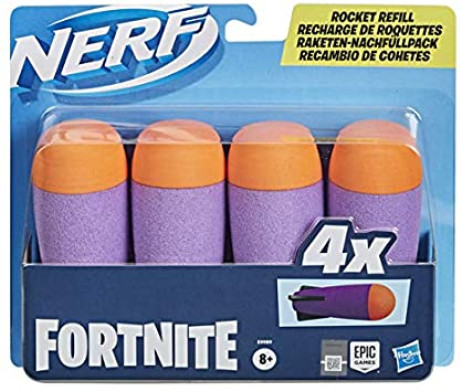 Nerf 4 Dardi Ricarica per Blaster Fortnite