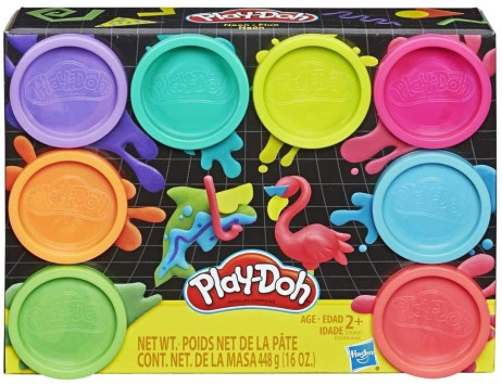 Play-Doh 8 Barattoli Neon