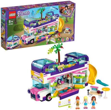 LEGO Friends Il Bus dell'Amicizia con Piscina e Scivolo 41395