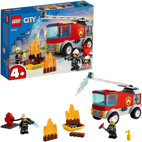 60280 LEGO City Fire Autopompa con Scala dei Vigili del Fuoco 