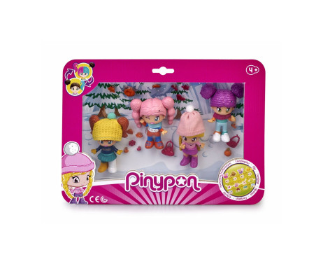 PINYPON 4 PERSONAGGI NEVE