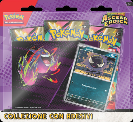 Pokemon Blister 3 Bustine Ascesa Eroica Gastky 