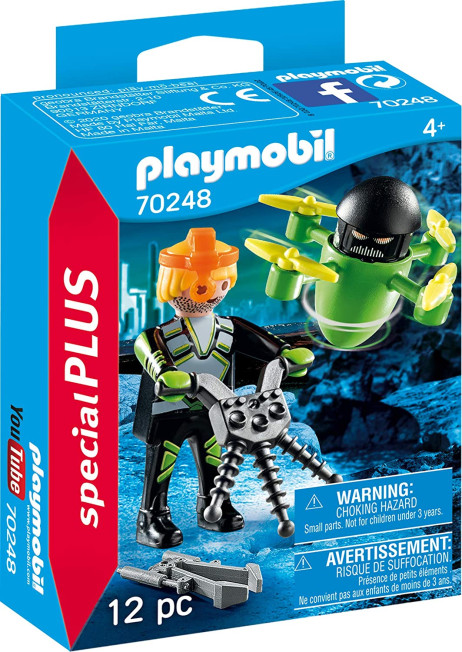 Playmobil Special Plus - Agente con Drone