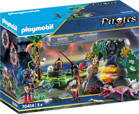 Playmobil - Pirates Nascondiglio del Tesoro dei Pirati