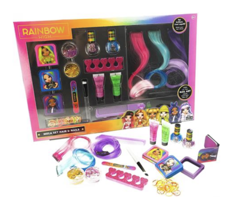 Rainbow High Mega Set Hair & Nails