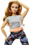 Barbie Curvy con Capelli Ramati Bambola Snodata