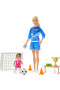 Barbie Playset Allenatrice di Calcio 