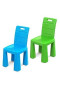 SEDIA CON SCHIENALE REMOVIBILE BLU