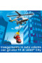 LEGO City Inseguimento sull'Elicottero della Polizia con Quad ATV, Moto e Camion, Set da Costruzione per Bambini dai 5 Anni in su, 60243