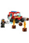 LEGO City Fire Camion dei Pompieri, Autopompa Antincendio con Minifigure di Pompiere per Bambini 5+ Anni, 60279