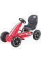 GO KART PER BAMBINI A PEDALI FRENO E FRIZIONE ABARTH ROSSO 