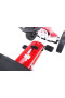 GO KART PER BAMBINI A PEDALI FRENO E FRIZIONE ABARTH ROSSO 