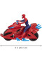 Spider-Man Personaggio con Veicolo Moto, Action Figure