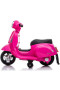 MINI VESPA PIAGGIO ROSA 6 VOLT baby car