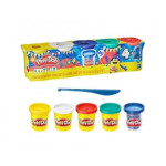 PLAYDOH PLASTILINA 4+1 VASETTI DA 50GR. 