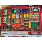 Giocheria GGI190412 Giochi di CASA - Set Food Gigante 80 Pezzi