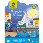 WONDER PUZZLE 108 pcs Il gatto e la luna