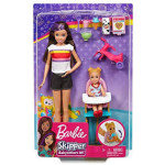 Barbie Skipoer Babysitter con seggiolone