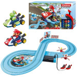 Set pista da corsa a batteria e due macchinine con Mario e Yoshi 