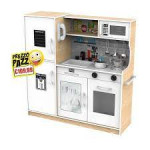 GRANDE CUCINA IN LEGNO CON FRIGO 80 CM