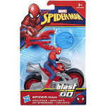 Marvel Spiderman - Modellino di veicolo Blast & Go Spider Man, B9994