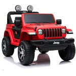 jwr555r  JEEP WRANGLER RUBICON ROSSA R/C 12V