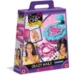 Clementoni Chic-Crazy Nails, Multicolore, 18512