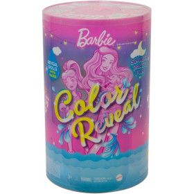 Barbie Color Reveal Mega Sorprese 50 Sorprese, 2 Bambole, 3 Animaletti E 36 Accessori A Tema Pigiama Party