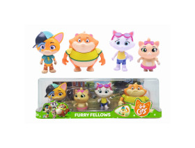 44 CATS 4 FIGURES SET