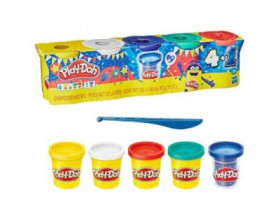 PLAYDOH PLASTILINA 4+1 VASETTI DA 50GR. 