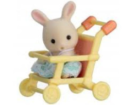 5200 - Sylvanian Family Bebè coniglio con passggino