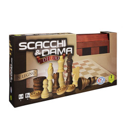 6036101 DAMA E SCACCHI CON SCACCHIERA