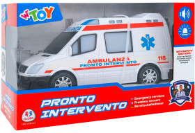 Automezzi Pronto Intervento Ambulanza Con Luci E Suoni Movimento Mister