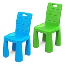 SEDIA CON SCHIENALE REMOVIBILE BLU